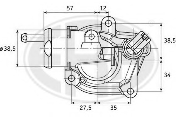 Termostat lichid racire