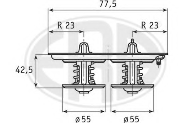 Termostat lichid racire