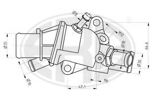 Termostat lichid racire