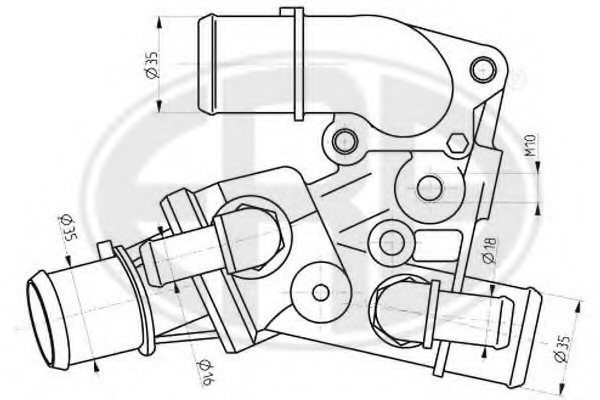 Termostat lichid racire