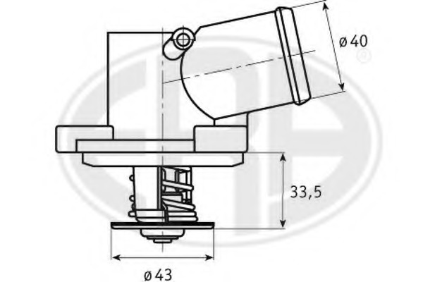 Termostat lichid racire