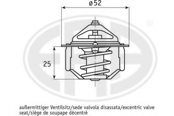 Termostat lichid racire