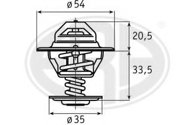 Termostat lichid racire