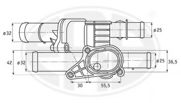 Termostat lichid racire