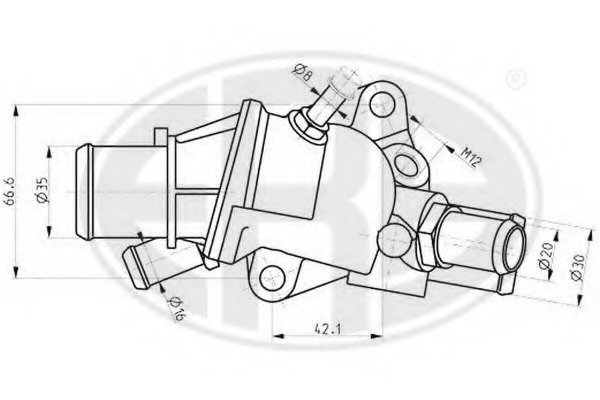 Termostat lichid racire