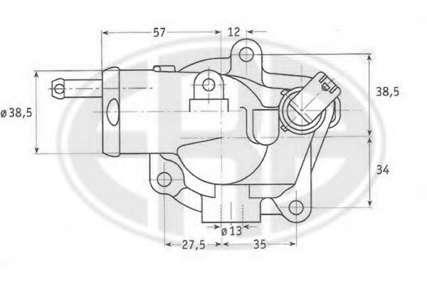 Termostat lichid racire