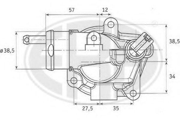 Termostat lichid racire