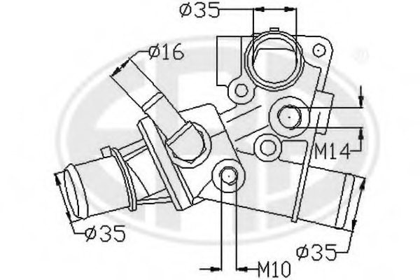 Termostat lichid racire