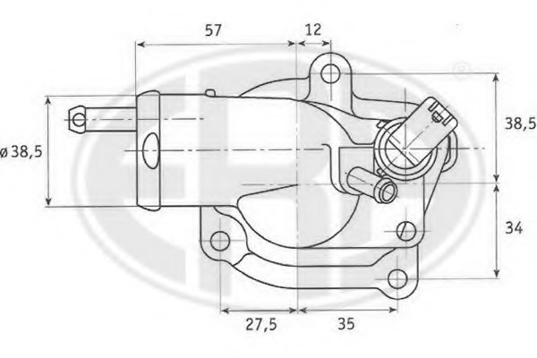 Termostat lichid racire