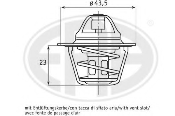 Termostat lichid racire