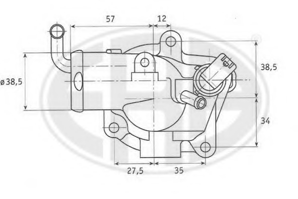 Termostat lichid racire