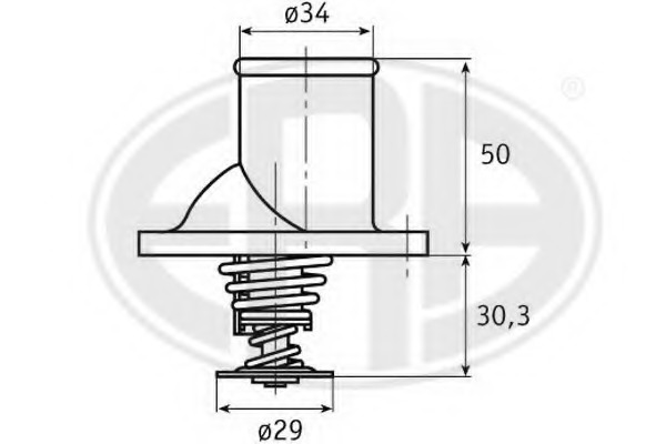 Termostat lichid racire