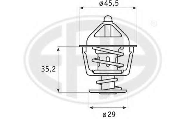 Termostat lichid racire