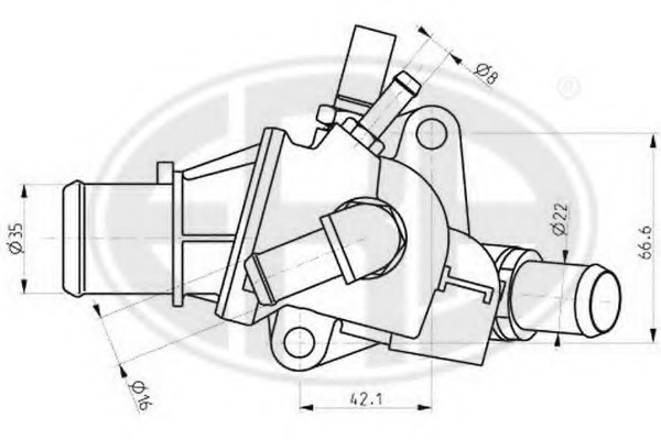 Termostat lichid racire