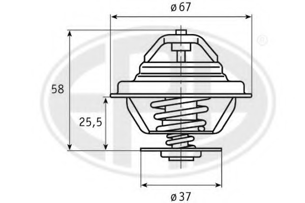 Termostat lichid racire