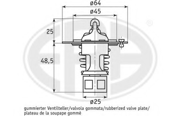 Termostat lichid racire