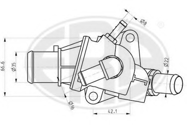 Termostat lichid racire