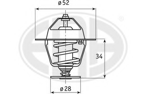 Termostat lichid racire