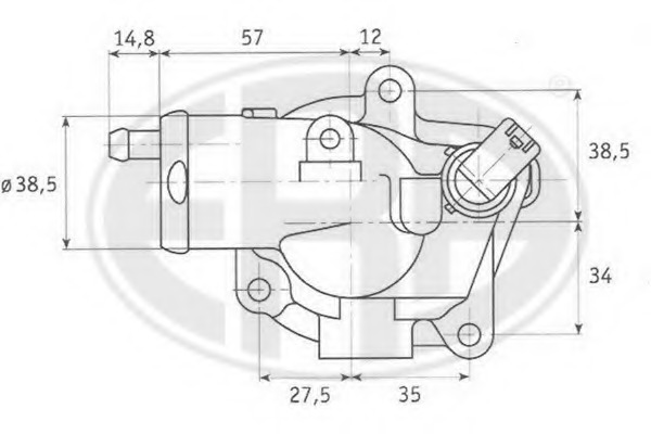 Termostat lichid racire