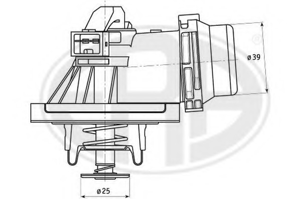 Termostat lichid racire