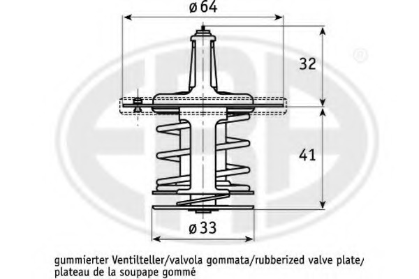 Termostat lichid racire