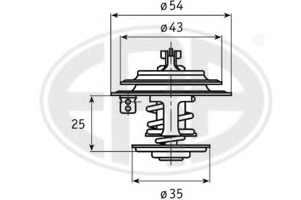 Termostat lichid racire