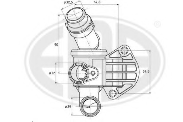 Termostat lichid racire