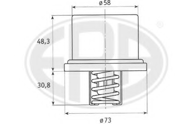 Termostat lichid racire