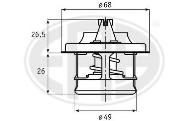 Termostat lichid racire