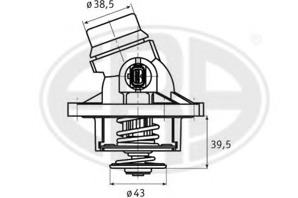 Termostat lichid racire