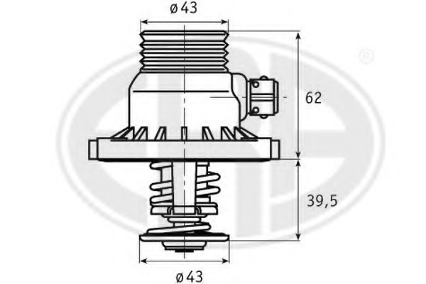 Termostat lichid racire