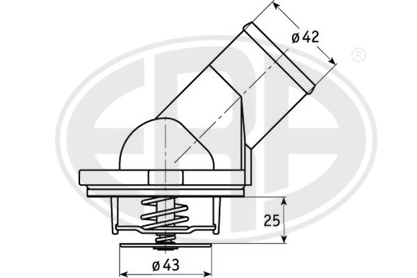 Termostat lichid racire