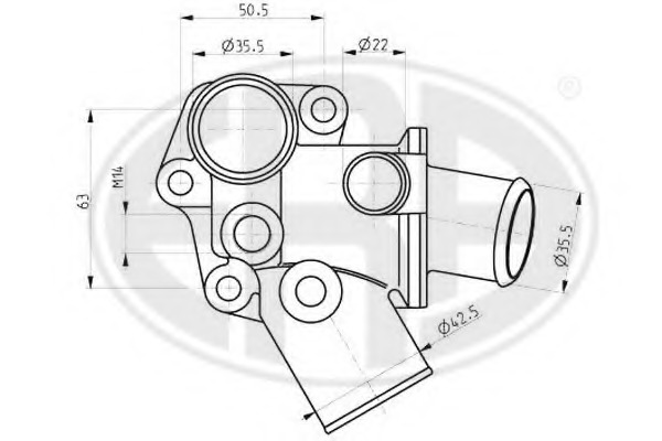 Termostat lichid racire