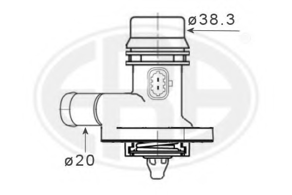 Termostat lichid racire