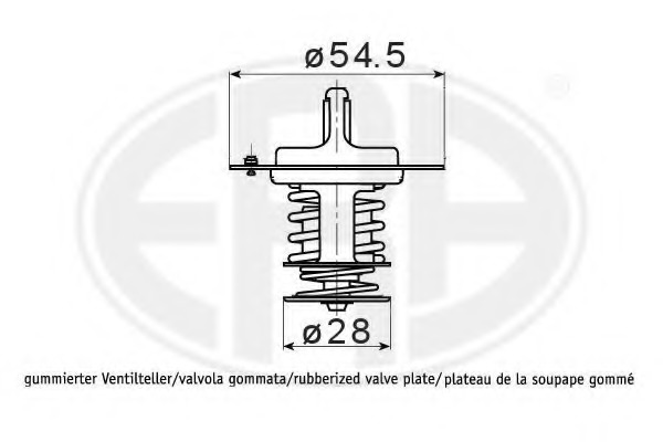 Termostat lichid racire