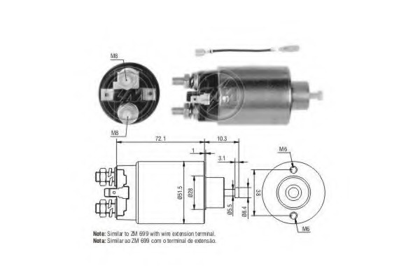 Solenoid electromotor