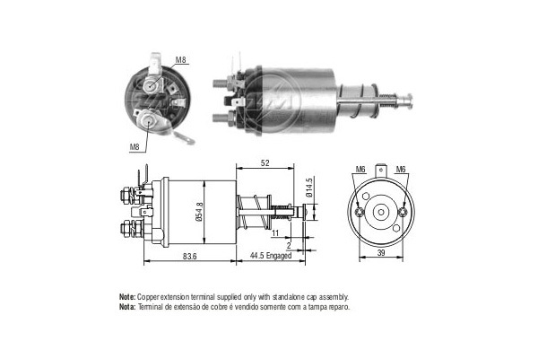 Solenoid electromotor