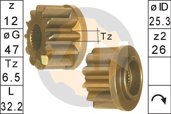 Pinion electromotor