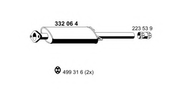 Toba esapament intermediara