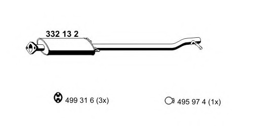 Toba esapament intermediara