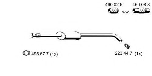 Toba esapament intermediara