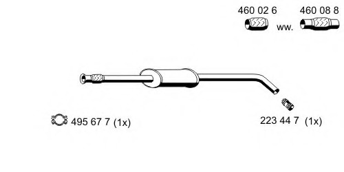 Toba esapament intermediara