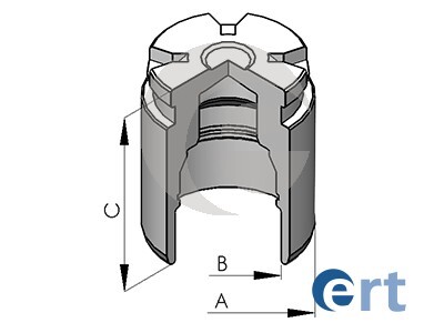 Piston etrier frana