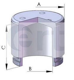 Piston etrier frana