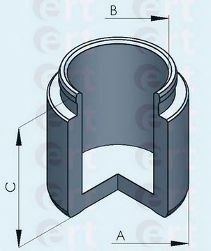 Piston etrier frana