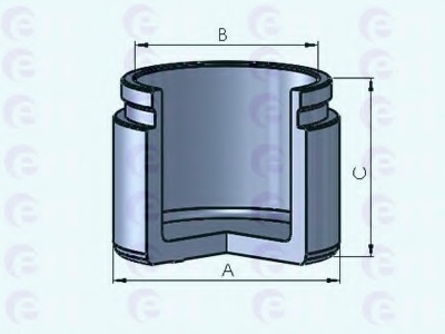 Piston etrier frana