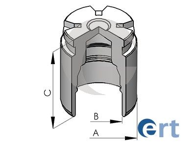 Piston etrier frana