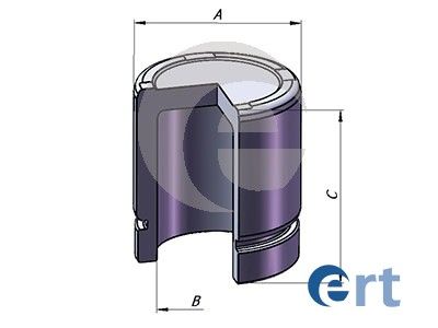 Piston etrier frana