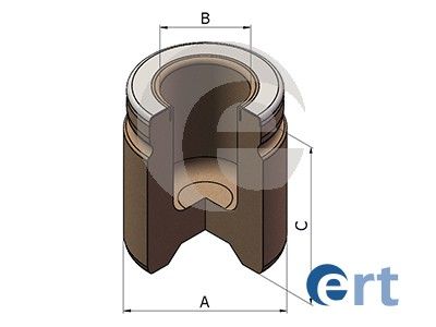 Piston, etrier frana