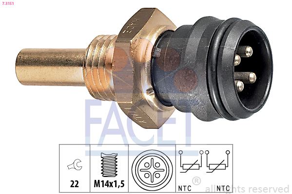 Senzor temperatura lichid de racire